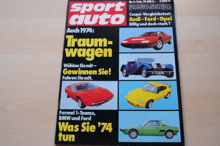 Deckblatt Sport Auto (02/1974)